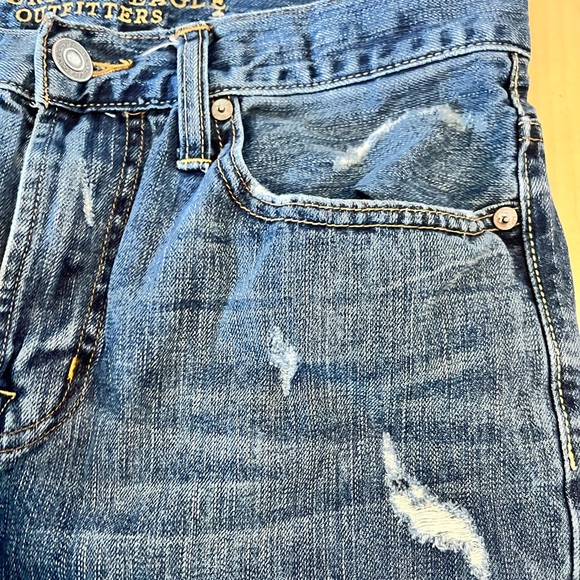 American 🦅 Eagle Jeans Relaxed Straight 31x32 - Picture 9 of 10